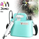 TIDY PALM Battery Powered Sprayer 1.8 Gallon, 2025 Upgraded Electric Weed Sprayer with Pump, Battery Indicator, Rechargeable Handle,4 Mist Nozzles,23.6" Retractable Wand,Shoulder Strap, for Lawn&Garde