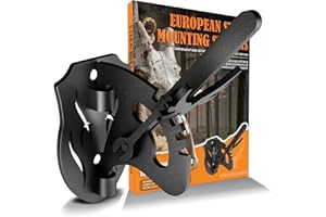 CHOIRLINGO European Deer Skull Mount Hanger, Upgraded Adjustable Euro Deer Skull Mount for Hanging and Displaying Taxidermy Deer Euro Mounts & Other Skulls