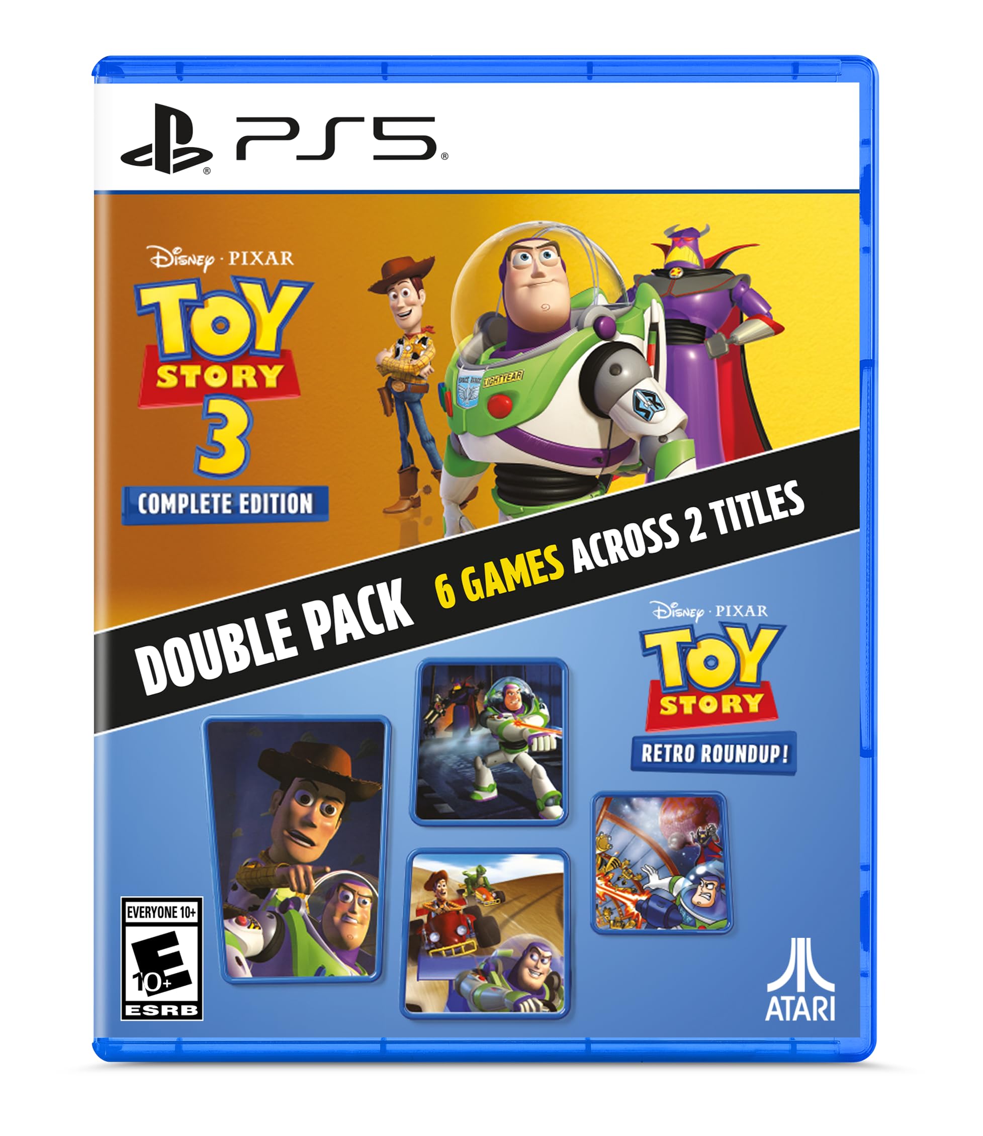 Toy Story: Retro Roundup! + Toy Story 3 Complete Edition Double Pack - PlayStation 5