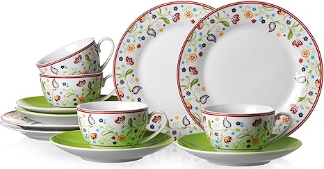 Tazze Grigio Scuro Tazze Caffè Ritzenhoff & Breker - Set 6 Pezzi Porcellana 320 Ml Grigio Set 6 Tazze - Foto 7