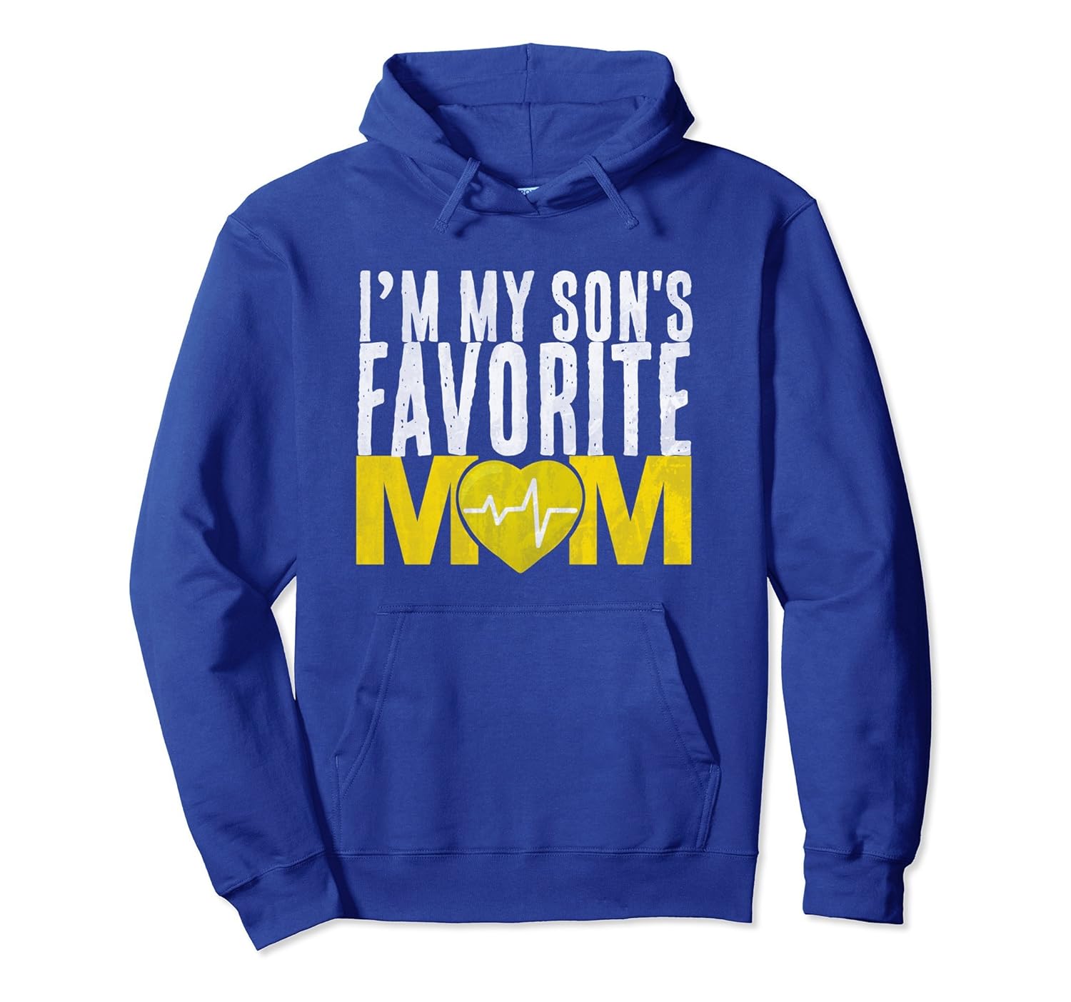 I'm My Son's Favorite Mom Funny Mothers Hoodie-anz