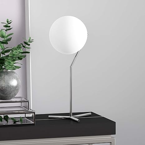 sphere and stem table lamp
