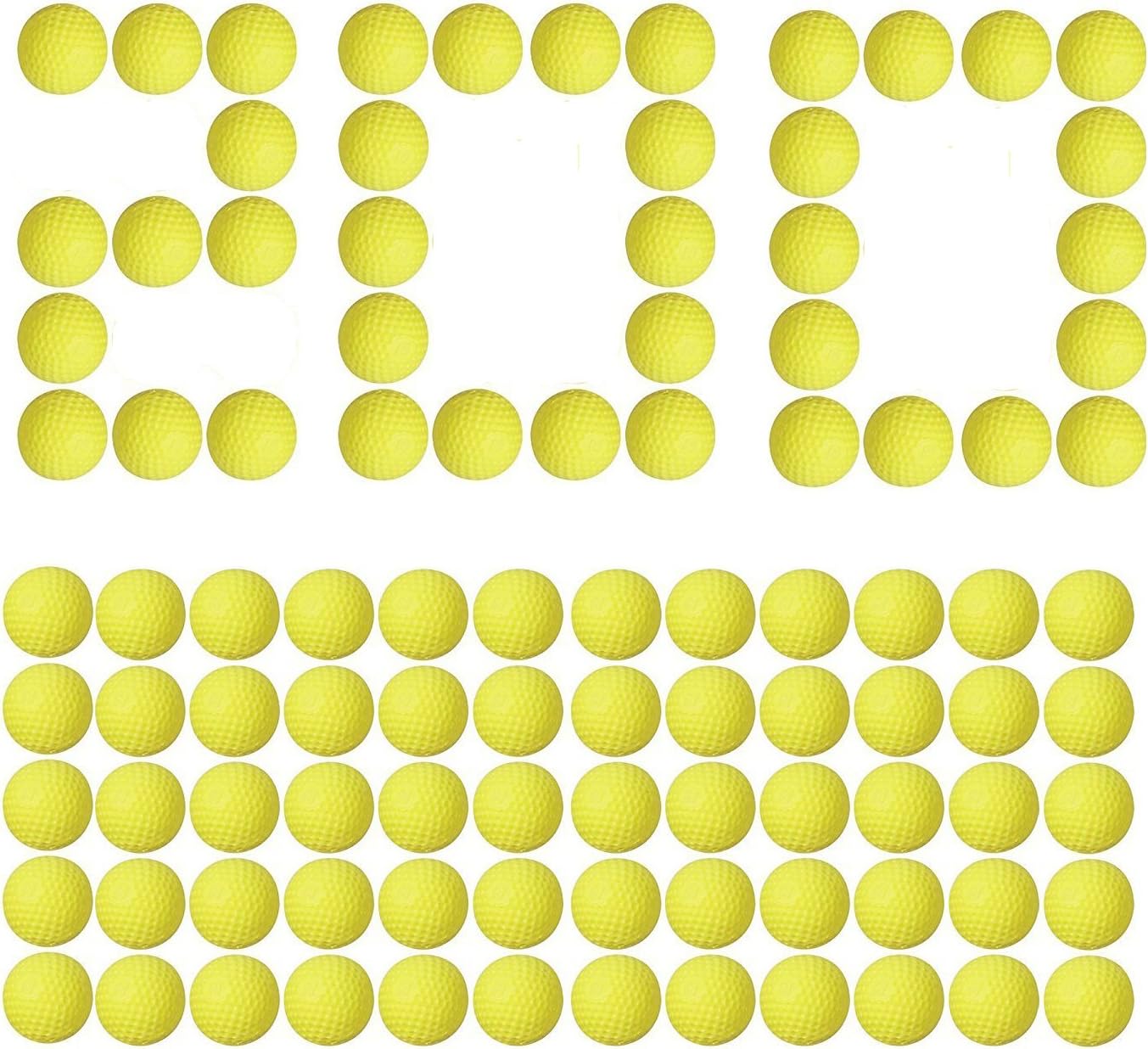Little Valentine[200 Rounds Nerf Rival Compatible Ammo by Bulk Yellow Foam Bullet Ball Replacement Refill Pack for Nerf Rival Blasters (HIR, High-Impact Rounds - Yellow)