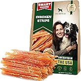 Dog Treats Chicken Jerky Strips 10.6 oz - Human Grade Meat Sticks - Natural Pet Dried Snacks Rawhide - Free - Long Lasting Chews for Large & Small Dogs - Best for Training & Healthy Teeth