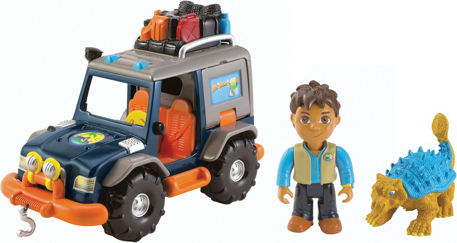 Amazon Com Fisher Price Go Diego Go Dinosaur Transport Toys Games