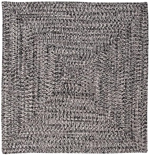 1 Pc Modern Farmhouse Style Coal Rug Black Lace, Coastal