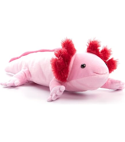 Wild Republic Cuddlekins Mini Axolotl Plüschtier – 20 Cm Kuscheliges Stofftier Aus Recycelten PET-Flaschen | Süß & Lehrreich Für Kinder