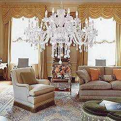 Maxax 18 Lights Crystal Chandelier, Modern Pendant
