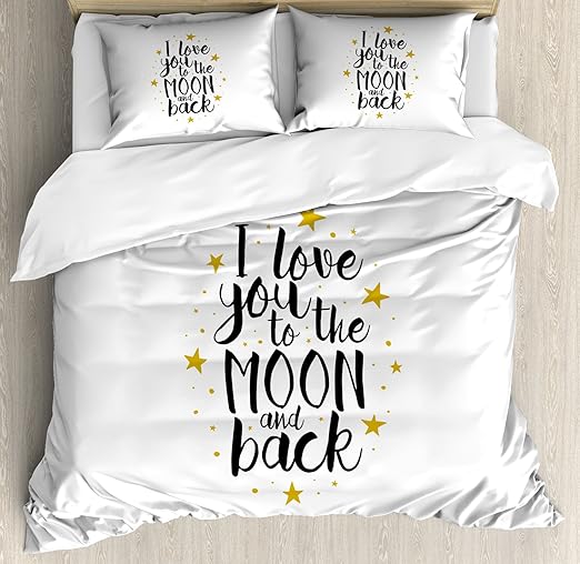 love you to the moon and back crib set