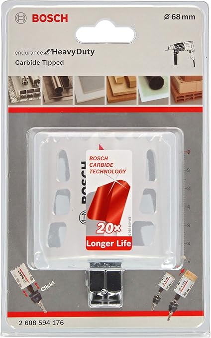 Bosch Professional 2608594176 Scie Trepan Au Carbure De Tungstene Endurance For Heavy Duty O 68 Mm Accessoires Pour Perceuses Amazon Fr Bricolage