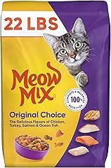 Meow Mix Original Choice Dry Cat Food, 22 Pound Bag