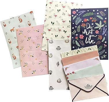 Cat Stationery Paper Set Stationary Writing Paper Letter Set Lined Envelopes