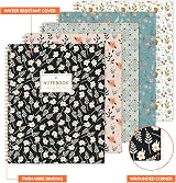 Indeme Notebook A4 5 Pack with Elegant Covers 29.6 x 23 cm Perforated view 4