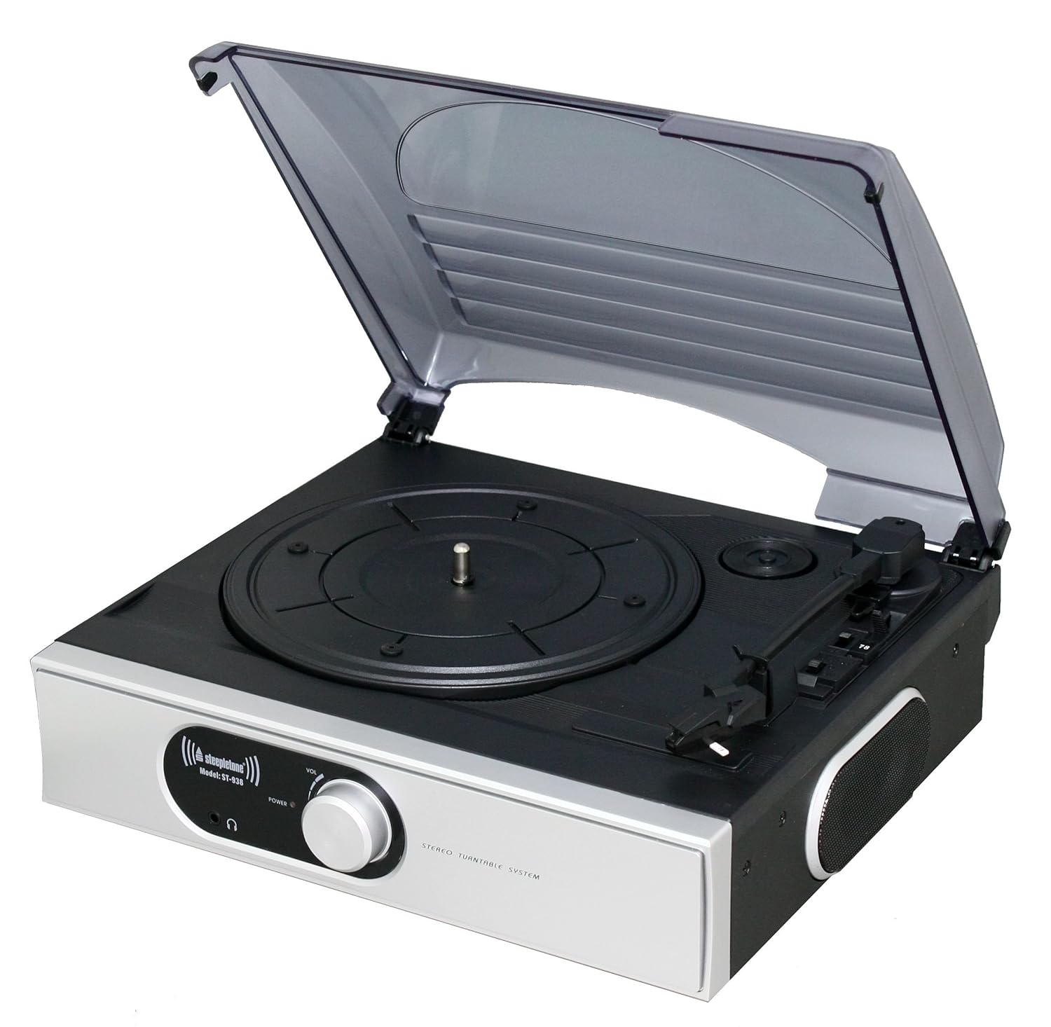 stereo with record player and bluetooth