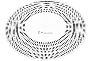 Turntable Strobe Disc Stroboscope Mat, LP Stroboscope Disc Rotational Speed Detection LP Turntables Calibration Disc for Reco