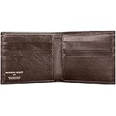 Maxwell Scott - Mens Classic Luxury Leather Bifold Card Wallet Billfold - Made from Full Grain Hides - The Vittore Dark Brown