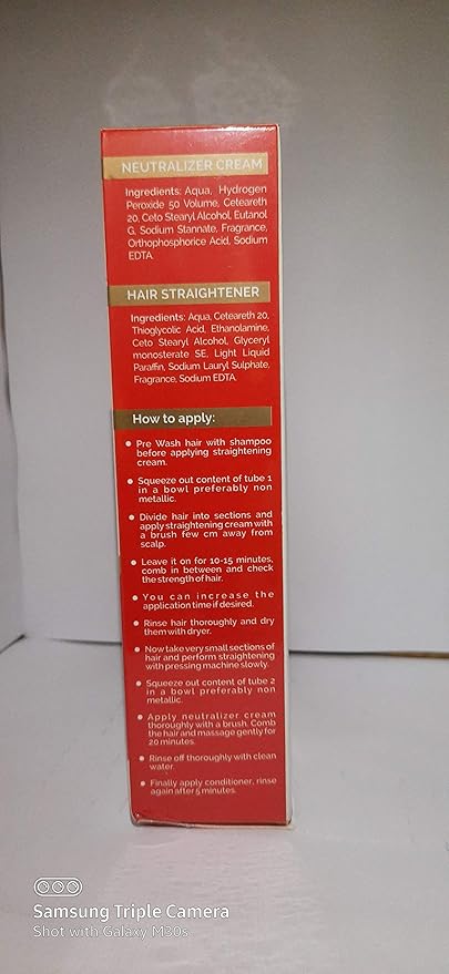 oxyglow straightening cream review