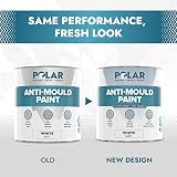 Polar Anti Mould Paint 500ml Brilliant Matt White 5 Year Mould Resistant view 2