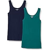 �鶹�� Essentials Womens 2-Pack Slim-Fit Tank