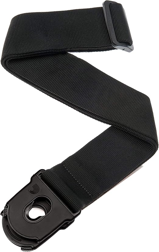 Waves Lock Guitar Strap Black Amazon.co.uk Musical