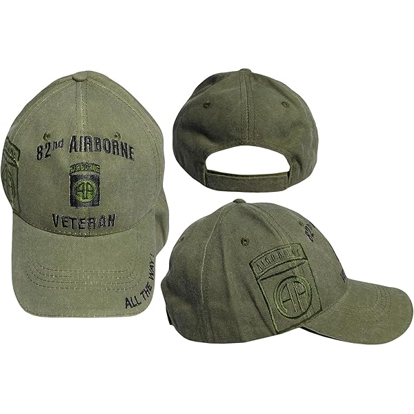 Gorra De Béisbol Negra De La 82.a División Aerotransportada