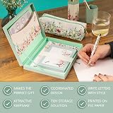 TGSC Wild Harmony Gifted Stationery Set with Gold Pen, 32 A5 Sheets & 16 view 5