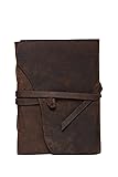Leather Journal Travel Diary, Handmade Vintage
