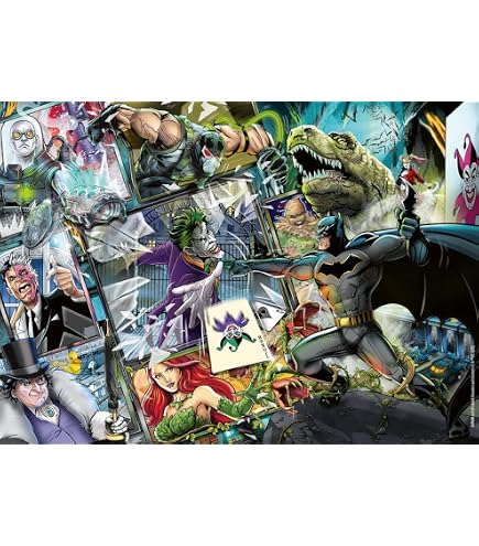 CLEMENTONI - DC - IMPOSSIBLE PUZZLE ! (1000 PIÈCES) - BATMAN
