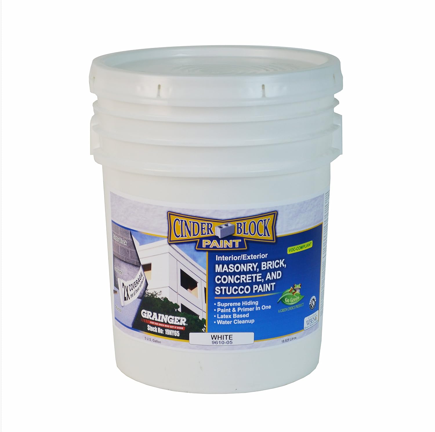 Masonry & Stucco Paint, White, 5 gal. Masonry & Stucco Paint, White, 5 gal.