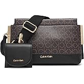 Calvin Klein womens Bianca Triple Compartment Crossbody