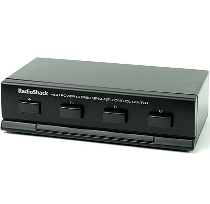 radio shack speaker selector