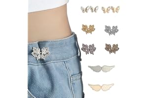Waist Buckles Set of 8 Bow Decorative for Women,Fashion Accessories for Belts and Clothing