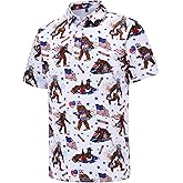 Mens Golf Polo Shirts Short Sleeve Performance Moisture Wicking Dry Fit Casual Print Funny Golf Polo Shirts for Men