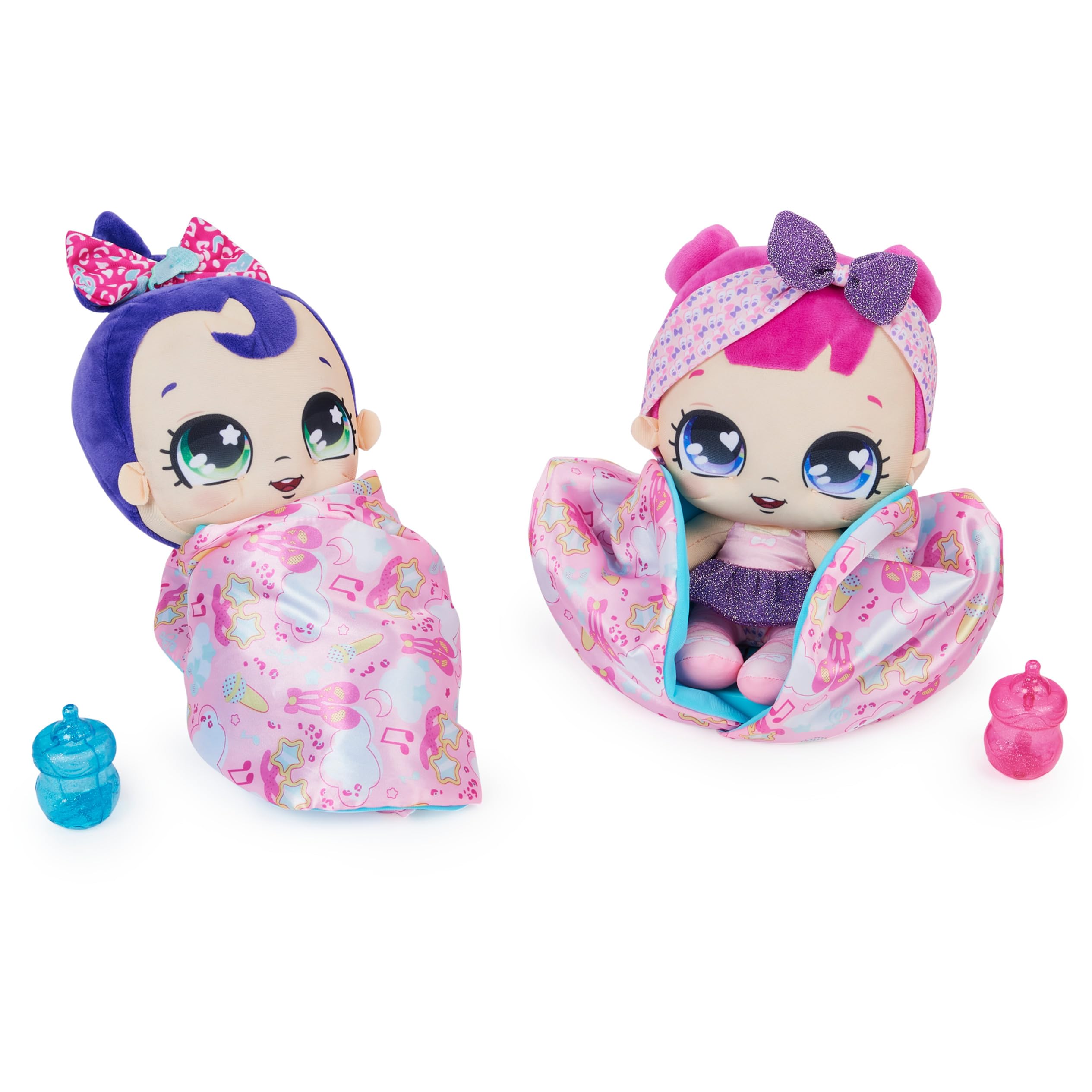 Magic Blanket Babies, Surprise Plush Baby Doll with Over 80 Sounds and Reactions, Pink Blanket (Style May Vary), Kids Toys for Girls Ages 4 and up