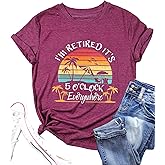 FYAPHION Retirement Shirts for Women 2026 Retired Gifts Funny Retirement Gift Tshirts for Mom Grandma Teacher