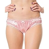 Satini Women's Tanga Bikini Lingerie Briefs Panties Satin Knickers