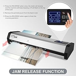 SINCHI Robust 6-Roller Laminator Machine with LCD