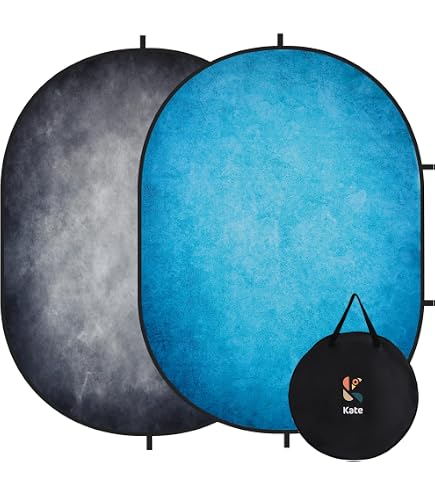Kate Collapsible Backdrop Pop Up Photo Backdops Grey Foldable