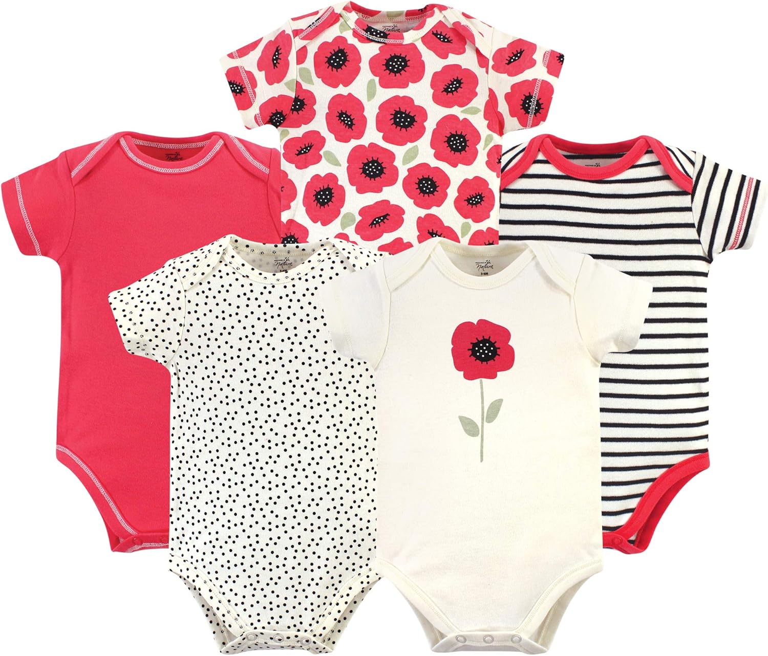 Touched by Nature Baby Organic Cotton Bodysuits