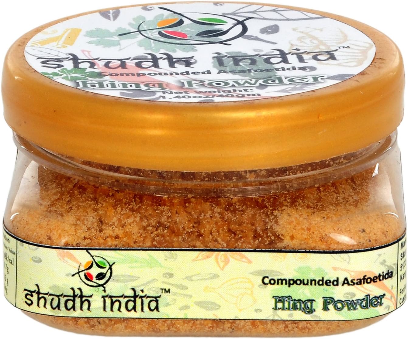 Shudh India Asafoetida, Hing poudre, Heeng poudre (40gms) Amazon.fr Epicerie