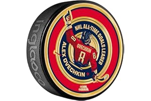 NHL Washington Capitals Alex Ovechkin All-Time Leading Goal Scorer Souvenir Collector Gold Medallion Puck