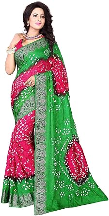 bandhani sarees online amazon