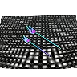 Uniturcky Iridescent Rainbow Multicolor Flatware 10
