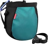 Rhino Valley Climbing Chalk Bag, No Leak Drawstring, Adjustable Belt, Carabiner view 1