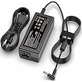 PIOEVTKA Replacement for HP Laptop Charger 65W 45W Computer Charger Smart Blue Tip Power Adapter