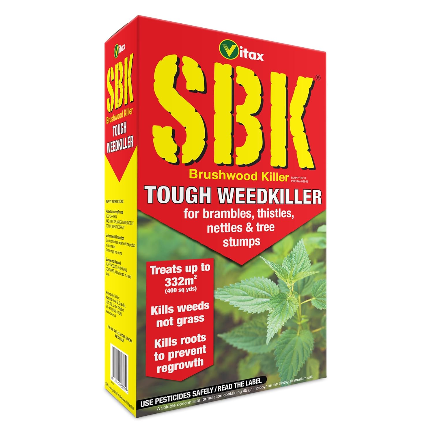 Vitaxx SBK Brushwood Killer Tough Weedkiller Nettles Ivy Mares Tail Triclopyr eBay