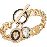 True Religion True Logo Charm Bracelet