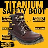 DeWalt Titanium S3 Safety Boots Tan UK 9 EUR 43 Pack of 2 view 3