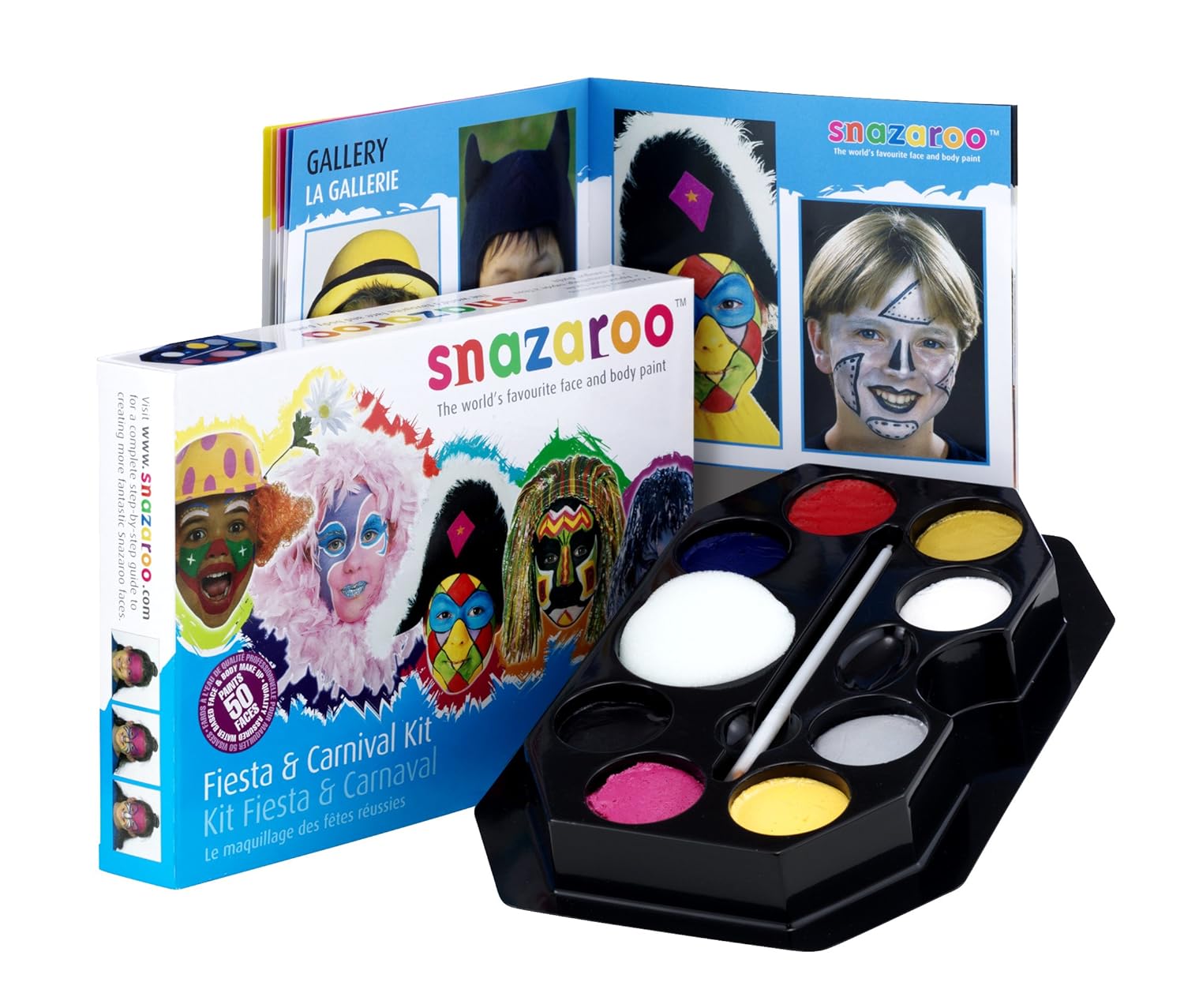 Smiffy's Snazaroo Face Paint Palette Kit, Fiesta and Carnival Bristol