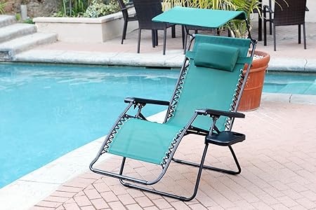 zero gravity chair with shade